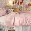 imageBedsure King Size Comforter Set Black  Bed in a Bag King Bedding 7 Pieces Cationic Dyed Bed Set Gift for Family Black Soft Bedding for All Seasons Comforter with Sheets Pillowcases amp Shams06  Pink Melange