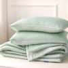 imageBedsure King Size Comforter Set Black  Bed in a Bag King Bedding 7 Pieces Cationic Dyed Bed Set Gift for Family Black Soft Bedding for All Seasons Comforter with Sheets Pillowcases amp Shams08  Mint Green  Reversible