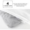imageBedsure King Size Comforter Set Black  Bed in a Bag King Bedding 7 Pieces Cationic Dyed Bed Set Gift for Family Black Soft Bedding for All Seasons Comforter with Sheets Pillowcases amp Shams03  Light Grey Melange