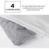 imageBedsure King Size Comforter Set Black  Bed in a Bag King Bedding 7 Pieces Cationic Dyed Bed Set Gift for Family Black Soft Bedding for All Seasons Comforter with Sheets Pillowcases amp Shams03  Grey Melange