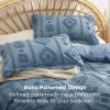 imageBedsure Purple Comforter Set Queen GentleSoft 3 Pieces Breathable Bow Comforter Set Women Girls with 2 Pillow Shams Cute Queen Bedding Sets Purple Room Decor Aesthetic Bedroom Decor 90x90 Inches03  Distressed Vintage Grayish Blue