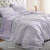 imageBedsure Purple Comforter Set Queen GentleSoft 3 Pieces Breathable Bow Comforter Set Women Girls with 2 Pillow Shams Cute Queen Bedding Sets Purple Room Decor Aesthetic Bedroom Decor 90x90 Inches01  Bow Light Purple