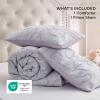 imageBedsure Purple Comforter Set Queen GentleSoft 3 Pieces Breathable Bow Comforter Set Women Girls with 2 Pillow Shams Cute Queen Bedding Sets Purple Room Decor Aesthetic Bedroom Decor 90x90 Inches01  Bow Light Purple