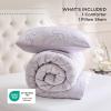 imageBedsure Purple Comforter Set Queen GentleSoft 3 Pieces Breathable Bow Comforter Set Women Girls with 2 Pillow Shams Cute Queen Bedding Sets Purple Room Decor Aesthetic Bedroom Decor 90x90 Inches01  Bow Lavender