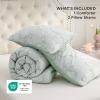 imageBedsure Purple Comforter Set Queen GentleSoft 3 Pieces Breathable Bow Comforter Set Women Girls with 2 Pillow Shams Cute Queen Bedding Sets Purple Room Decor Aesthetic Bedroom Decor 90x90 Inches01  Bow Sage Green