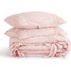 imageBedsure Purple Comforter Set Queen GentleSoft 3 Pieces Breathable Bow Comforter Set Women Girls with 2 Pillow Shams Cute Queen Bedding Sets Purple Room Decor Aesthetic Bedroom Decor 90x90 Inches05  Bow Trim Crystal Pink