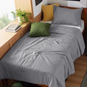 imageBedsure King Size Comforter Set Black  Bed in a Bag King Bedding 7 Pieces Cationic Dyed Bed Set Gift for Family Black Soft Bedding for All Seasons Comforter with Sheets Pillowcases amp Shams03  Grey Melange
