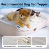 imageBedsure Cooling Dog Mat Extra Large  QMaxgt04 XL Thin Breathable Cold Crate Pad Indoor for Pets with Chill Cool Fiber as Cooling TopperPortable Washable Kennel Mat in Outdoor Summer 41x28 BlueGrey