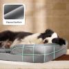 imageBedsure L Plus Cooling Dog Bed for Large Dogs  Orthopedic Dog Cat Cooling Bed Washable Big Comfort Dogs Couch Sofa with Waterproof Removable Cover Pet Bed with Nonskid Bottom Cooling Blue 38Ember Clay
