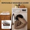 imageBedsure L Plus Cooling Dog Bed for Large Dogs  Orthopedic Dog Cat Cooling Bed Washable Big Comfort Dogs Couch Sofa with Waterproof Removable Cover Pet Bed with Nonskid Bottom Cooling Blue 38Brown