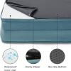 imageBedsure L Plus Cooling Dog Bed for Large Dogs  Orthopedic Dog Cat Cooling Bed Washable Big Comfort Dogs Couch Sofa with Waterproof Removable Cover Pet Bed with Nonskid Bottom Cooling Blue 38Dune Haze Blue