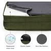 imageBedsure L Plus Cooling Dog Bed for Large Dogs  Orthopedic Dog Cat Cooling Bed Washable Big Comfort Dogs Couch Sofa with Waterproof Removable Cover Pet Bed with Nonskid Bottom Cooling Blue 38Moss Green