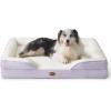 imageBedsure L Plus Cooling Dog Bed for Large Dogs  Orthopedic Dog Cat Cooling Bed Washable Big Comfort Dogs Couch Sofa with Waterproof Removable Cover Pet Bed with Nonskid Bottom Cooling Blue 38Lavender