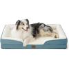 imageBedsure L Plus Cooling Dog Bed for Large Dogs  Orthopedic Dog Cat Cooling Bed Washable Big Comfort Dogs Couch Sofa with Waterproof Removable Cover Pet Bed with Nonskid Bottom Cooling Blue 38Dune Haze Blue