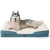 imageBedsure L Plus Cooling Dog Bed for Large Dogs  Orthopedic Dog Cat Cooling Bed Washable Big Comfort Dogs Couch Sofa with Waterproof Removable Cover Pet Bed with Nonskid Bottom Cooling Blue 38Dune Haze Blue