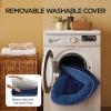 imageBedsure L Plus Cooling Dog Bed for Large Dogs  Orthopedic Dog Cat Cooling Bed Washable Big Comfort Dogs Couch Sofa with Waterproof Removable Cover Pet Bed with Nonskid Bottom Cooling Blue 38Blue Navy