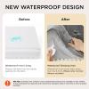 imageBedsure L Plus Cooling Dog Bed for Large Dogs  Orthopedic Dog Cat Cooling Bed Washable Big Comfort Dogs Couch Sofa with Waterproof Removable Cover Pet Bed with Nonskid Bottom Cooling Blue 38Pink