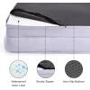imageBedsure L Plus Cooling Dog Bed for Large Dogs  Orthopedic Dog Cat Cooling Bed Washable Big Comfort Dogs Couch Sofa with Waterproof Removable Cover Pet Bed with Nonskid Bottom Cooling Blue 38Lavender