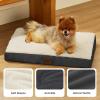 imageBedsure Orthopedic Cooling Dog Bed Large Sized Dog  36x27 Inches Large Comfy Breathable Summer Beds with Removable Washable Cover Cold Flat Egg Crate Foam Pet Mat Suitable for Pet Up to 50 lbsGrey
