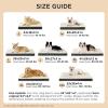 imageBedsure Orthopedic Cooling Dog Bed Large Sized Dog  36x27 Inches Large Comfy Breathable Summer Beds with Removable Washable Cover Cold Flat Egg Crate Foam Pet Mat Suitable for Pet Up to 50 lbsAsh Navy