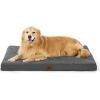 imageBedsure Orthopedic Cooling Dog Bed Large Sized Dog  36x27 Inches Large Comfy Breathable Summer Beds with Removable Washable Cover Cold Flat Egg Crate Foam Pet Mat Suitable for Pet Up to 50 lbsDark Grey