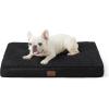 imageBedsure Orthopedic Cooling Dog Bed Large Sized Dog  36x27 Inches Large Comfy Breathable Summer Beds with Removable Washable Cover Cold Flat Egg Crate Foam Pet Mat Suitable for Pet Up to 50 lbsBlack