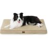 imageBedsure Orthopedic Cooling Dog Bed Large Sized Dog  36x27 Inches Large Comfy Breathable Summer Beds with Removable Washable Cover Cold Flat Egg Crate Foam Pet Mat Suitable for Pet Up to 50 lbsKhaki