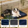 imageBedsure Orthopedic Cooling Dog Bed Large Sized Dog  36x27 Inches Large Comfy Breathable Summer Beds with Removable Washable Cover Cold Flat Egg Crate Foam Pet Mat Suitable for Pet Up to 50 lbsAsh Navy