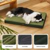 imageBedsure Orthopedic Cooling Dog Bed Large Sized Dog  36x27 Inches Large Comfy Breathable Summer Beds with Removable Washable Cover Cold Flat Egg Crate Foam Pet Mat Suitable for Pet Up to 50 lbsDark Green