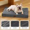 imageBedsure Orthopedic Cooling Dog Bed Large Sized Dog  36x27 Inches Large Comfy Breathable Summer Beds with Removable Washable Cover Cold Flat Egg Crate Foam Pet Mat Suitable for Pet Up to 50 lbsDark Grey