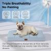 imageBedsure Orthopedic Cooling Dog Bed Large Sized Dog  36x27 Inches Large Comfy Breathable Summer Beds with Removable Washable Cover Cold Flat Egg Crate Foam Pet Mat Suitable for Pet Up to 50 lbsCooling Blue