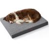 imageBedsure Orthopedic Cooling Dog Bed Large Sized Dog  36x27 Inches Large Comfy Breathable Summer Beds with Removable Washable Cover Cold Flat Egg Crate Foam Pet Mat Suitable for Pet Up to 50 lbsDark Grey