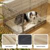 imageBedsure Orthopedic Cooling Dog Bed Large Sized Dog  36x27 Inches Large Comfy Breathable Summer Beds with Removable Washable Cover Cold Flat Egg Crate Foam Pet Mat Suitable for Pet Up to 50 lbsKhaki