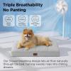 imageBedsure Orthopedic Cooling Dog Bed Large Sized Dog  36x27 Inches Large Comfy Breathable Summer Beds with Removable Washable Cover Cold Flat Egg Crate Foam Pet Mat Suitable for Pet Up to 50 lbsCooling Grey