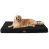 imageBedsure Orthopedic Cooling Dog Bed Large Sized Dog  36x27 Inches Large Comfy Breathable Summer Beds with Removable Washable Cover Cold Flat Egg Crate Foam Pet Mat Suitable for Pet Up to 50 lbsBlack
