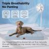 imageBedsure Orthopedic Cooling Dog Bed Large Sized Dog  36x27 Inches Large Comfy Breathable Summer Beds with Removable Washable Cover Cold Flat Egg Crate Foam Pet Mat Suitable for Pet Up to 50 lbsCooling Blue