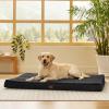imageBedsure Orthopedic Cooling Dog Bed Large Sized Dog  36x27 Inches Large Comfy Breathable Summer Beds with Removable Washable Cover Cold Flat Egg Crate Foam Pet Mat Suitable for Pet Up to 50 lbsBlack