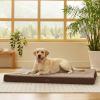 imageBedsure Orthopedic Cooling Dog Bed Large Sized Dog  36x27 Inches Large Comfy Breathable Summer Beds with Removable Washable Cover Cold Flat Egg Crate Foam Pet Mat Suitable for Pet Up to 50 lbsBrown