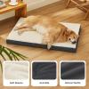 imageBedsure Orthopedic Cooling Dog Bed Large Sized Dog  36x27 Inches Large Comfy Breathable Summer Beds with Removable Washable Cover Cold Flat Egg Crate Foam Pet Mat Suitable for Pet Up to 50 lbsGrey