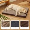 imageBedsure Orthopedic Cooling Dog Bed Large Sized Dog  36x27 Inches Large Comfy Breathable Summer Beds with Removable Washable Cover Cold Flat Egg Crate Foam Pet Mat Suitable for Pet Up to 50 lbsBrown