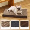 imageBedsure Orthopedic Cooling Dog Bed Large Sized Dog  36x27 Inches Large Comfy Breathable Summer Beds with Removable Washable Cover Cold Flat Egg Crate Foam Pet Mat Suitable for Pet Up to 50 lbsBrown