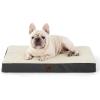 imageBedsure Orthopedic Cooling Dog Bed Large Sized Dog  36x27 Inches Large Comfy Breathable Summer Beds with Removable Washable Cover Cold Flat Egg Crate Foam Pet Mat Suitable for Pet Up to 50 lbsGrey