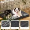 imageBedsure Orthopedic Cooling Dog Bed Large Sized Dog  36x27 Inches Large Comfy Breathable Summer Beds with Removable Washable Cover Cold Flat Egg Crate Foam Pet Mat Suitable for Pet Up to 50 lbsDark Grey