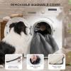 imageBedsure Orthopedic Cooling Dog Bed Large Sized Dog  36x27 Inches Large Comfy Breathable Summer Beds with Removable Washable Cover Cold Flat Egg Crate Foam Pet Mat Suitable for Pet Up to 50 lbsDark Grey