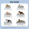 imageBedsure Orthopedic Cooling Dog Bed Large Sized Dog  36x27 Inches Large Comfy Breathable Summer Beds with Removable Washable Cover Cold Flat Egg Crate Foam Pet Mat Suitable for Pet Up to 50 lbsCooling Blue