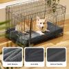 imageBedsure Orthopedic Cooling Dog Bed Large Sized Dog  36x27 Inches Large Comfy Breathable Summer Beds with Removable Washable Cover Cold Flat Egg Crate Foam Pet Mat Suitable for Pet Up to 50 lbsDark Grey