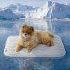 imageBedsure Cooling Dog Mat Extra Large  QMaxgt04 XL Thin Breathable Cold Crate Pad Indoor for Pets with Chill Cool Fiber as Cooling TopperPortable Washable Kennel Mat in Outdoor Summer 41x28 BlueGrey