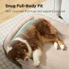 imageBedsure Orthopedic Dog Beds Large Sized Dog  360 Oval Bolster Large Dogs Bed for Senior Dogs with Waterproof Washable Cover Big Comfort Pet Sofa Couch with UltraSoft Fleece Grey 35Walnut