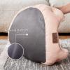 imageBedsure Self Warming Cat Bed  Round Cat Beds for Indoor Cats Washable Pet Bed for Puppy and Kitten with SlipResistant Bottom 20 Inches Self Warming Grey NonElectricPeach Pink