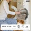 imageBedsure Self Warming Cat Bed  Round Cat Beds for Indoor Cats Washable Pet Bed for Puppy and Kitten with SlipResistant Bottom 20 Inches Self Warming Grey NonElectricCamel